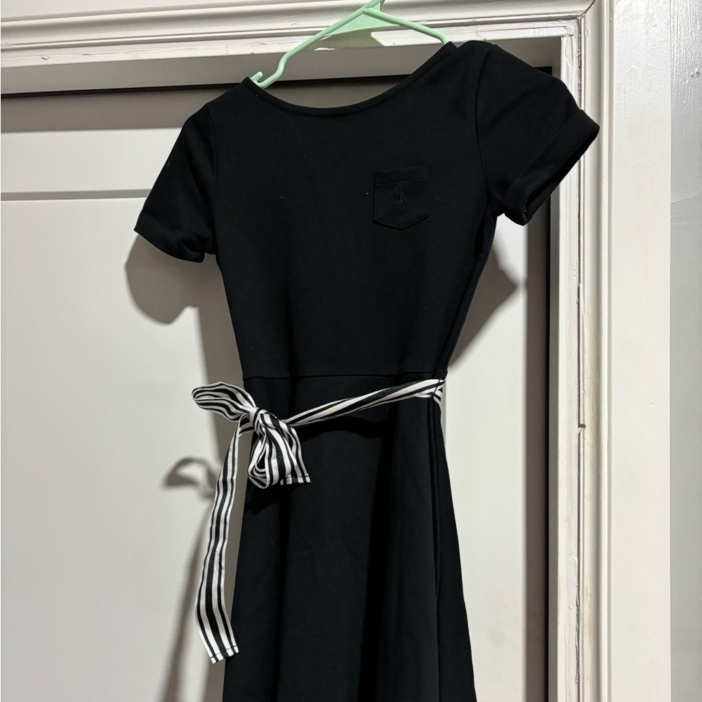 Ralph Lauren Girls black Polo dress